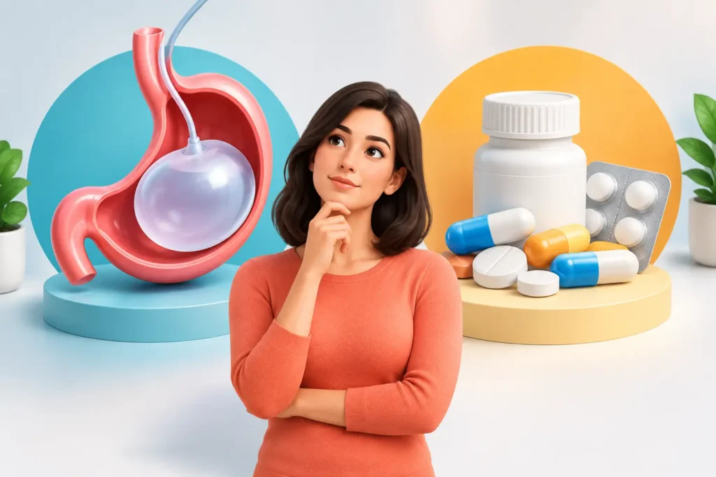 Gastric Balloon Versus Medication: Which Fits?